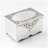 Silver Scroll Rectangle Keepsake Box