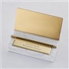 White Marble Card Holder