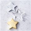 Silver, Crystal, & Gold Star Paperweight