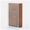 Engraved Wood & Glass Recognition Award 