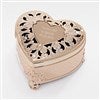 Gold Heart Anastasia Clover Jewelry Box 