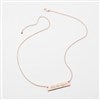 Product Thumbnail Back of Rose Gold Bar Necklace
