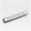 Engraved Sterling Silver Tie Bar