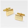 Gold Over Sterling Silver Cuff Links   