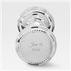 Product Thumbnail Engraved Silver Beaded Baby Rattle (end)