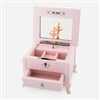 Footed Pink Jewelry Box  