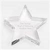 Engraved Crystal Star Paperweight (top)