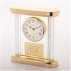 Product Thumbnail Gold and Glass Column Clock  