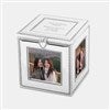 Silver Cube Frame and Keepsake Box