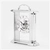 Bulova Adrienne Silver and Glass Clock  