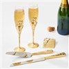Product Thumbnail Gold Intertwined Heart Gift Set   