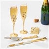 Product Thumbnail Gold Intertwined Heart Gift Set   