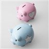 Blue & Pink Ceramic Piggy Banks
