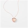 Product Thumbnail Rose Gold Heart Locket Front