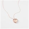 Product Thumbnail Rose Gold Heart Locket Back
