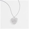 Sterling Silver Heart Locket Back