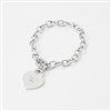 Product Thumbnail Silver Heart Toggle Bracelet (Back)