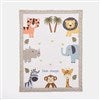 Safari Animals Quilted Blanket