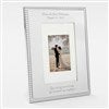 Product Thumbnail Silver Beaded 4x6 Frame - Vertical