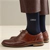Product Thumbnail Navy Sock Model View