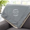 Product Thumbnail Grey Sherpa Throw