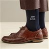 Product Thumbnail Navy Sock Model View
