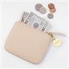 Blush Leather Card & Coin Purse