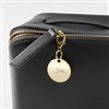 Small Black Leather Beauty Case    