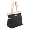 Product Thumbnail Debossed Black Nylon Tote