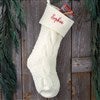Product Thumbnail Cable Knit Stocking in Ivory