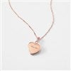 Product Thumbnail Rose Gold Infinity Bail Heart Locket