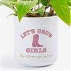 Product Thumbnail Lets Grow Girls Flower Pot
