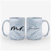 Product Thumbnail 15 oz. Gray Mug Front & Back View 