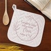 Product Thumbnail Personalized Potholder in Mauve