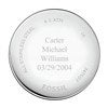 Product Thumbnail Engraved Fossil Silver Blue Watch