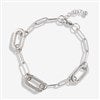 Product Thumbnail Silver Paperclip Chain Bracelet