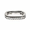 Product Thumbnail Silver Pave Jeweled Charm Clasp