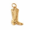 Product Thumbnail Gold Cowboy Boot Charm