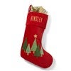 Product Thumbnail Modern Tree Stocking in Red