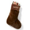 Product Thumbnail Faux Fur Stocking in Mocha