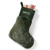 Product Thumbnail Faux Fur Stocking in Evergreen