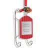 Product Thumbnail Red Sled Ornament