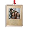 Product Thumbnail Engraved Gold Frame Ornament