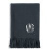 Product Thumbnail Embroidered Navy Throw