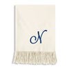Product Thumbnail Embroidered Cream Throw