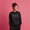 Product Thumbnail Black Crewneck on Model