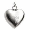 Product Thumbnail Silver Engraved Puffy Heart Charm