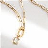 Product Thumbnail Paperclip Chain in Gold