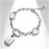 Product Thumbnail Silver Cable Charm Bracelet