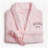 Product Thumbnail Pink Robe with Espresso Thread